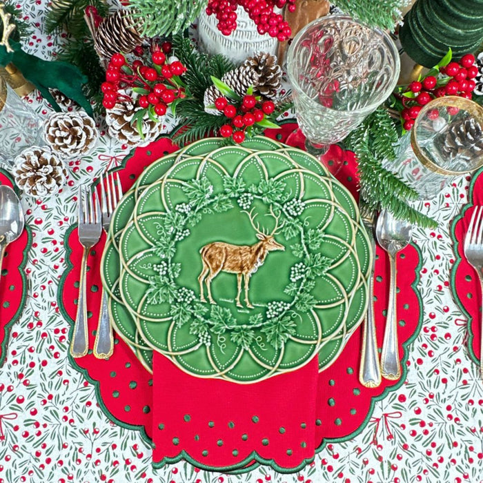 Mistletoe Tablecloth - The Well Appointed House