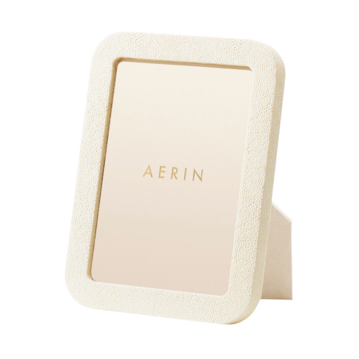 Modern Shagreen Frame, Cream - The Well Appointed House
