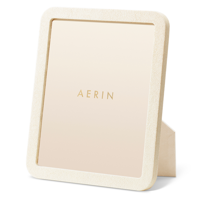 Modern Shagreen Frame, Cream - The Well Appointed House