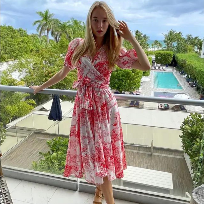 Monica Dress Red - The Well Appointed House