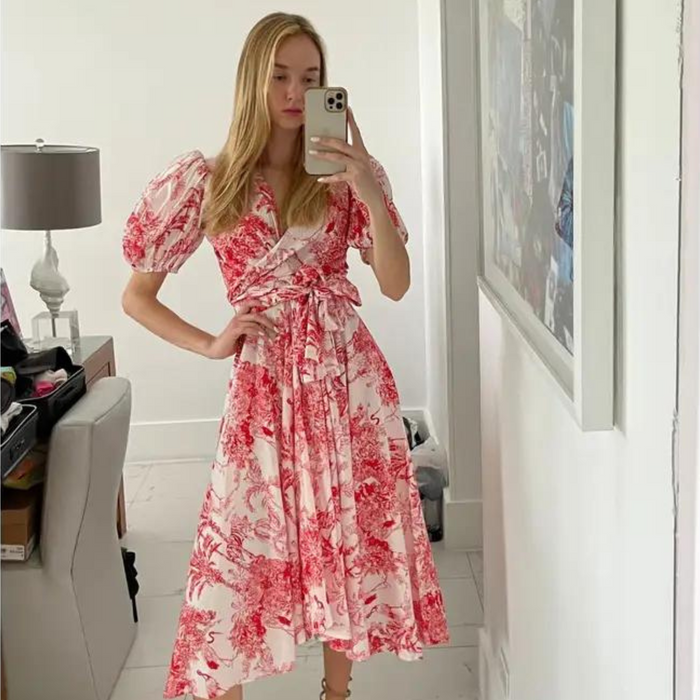 Monica Dress Red - The Well Appointed House