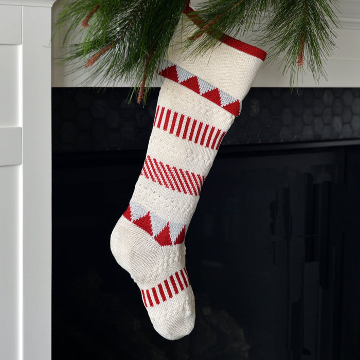 Multi-Stripe Stocking - The Well Appointed House