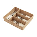 Natural Abaca Fiber Flatware Tray - Flatware - The Well Appointed House
