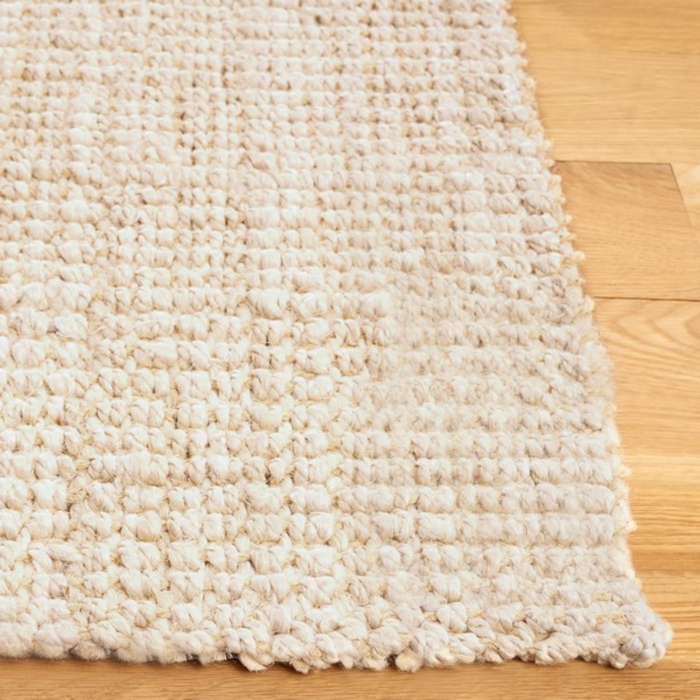 Natural Fiber Bleached Ivory Area Rug - The Well Appointed House