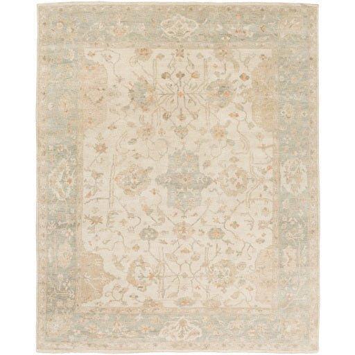 Normandy Beige & Grey Wool Rug, Available in a Variety of Sizes - Rugs - The Well Appointed House