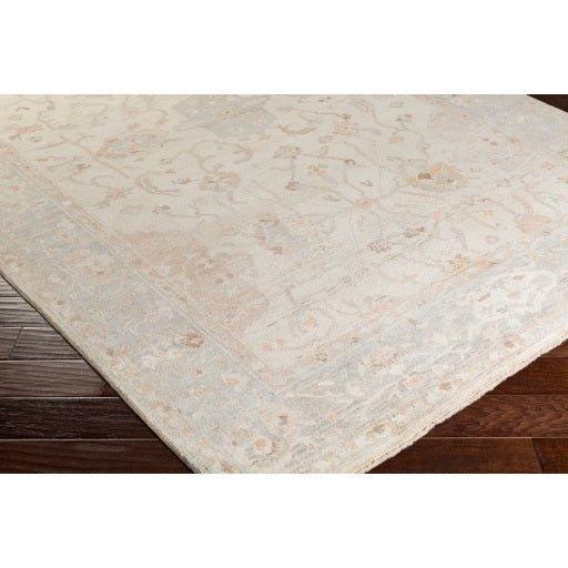 Normandy Beige & Grey Wool Rug, Available in a Variety of Sizes - Rugs - The Well Appointed House