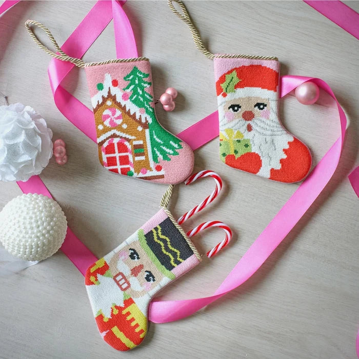 Nutcracker Embroidered Mini Stocking - The Well Appointed House