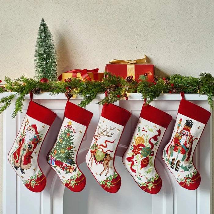 Nutcracker Embroidered Stocking - The Well Appointed House
