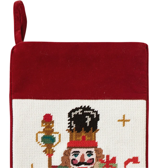 Nutcracker Embroidered Stocking - The Well Appointed House