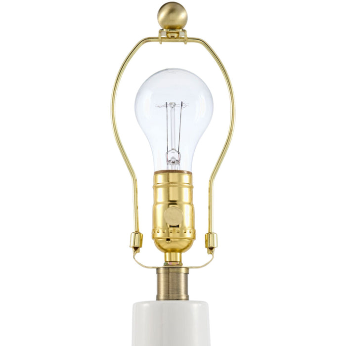 Ormelle Ceramic Accent Table Lamp With Beige Jute Shade - The Well Appointed House