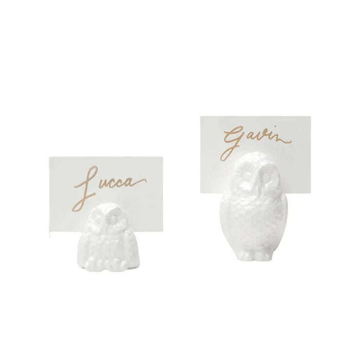 Owl Place Card Holders - Placecard Holders - The Well Appointed House