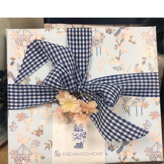 Pale Blue Chinoiserie Gift Wrap - The Well Appointed House