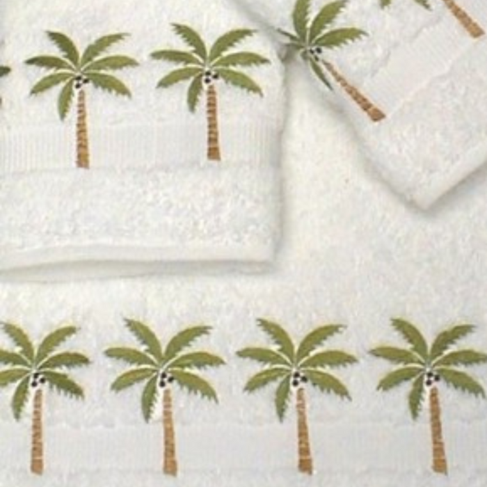 Palm Tree 3pc. Bath Set - The Well Appointed House
