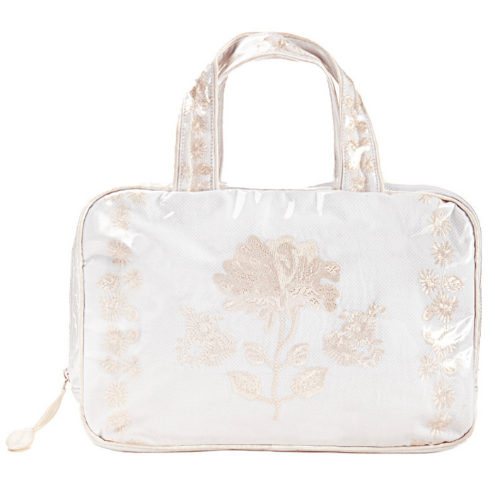 Peony Double Handle Cosmetic Bag - The Well Appointed House