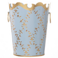Periwinkle Trellis Ring Bucket - The Well Appointed House