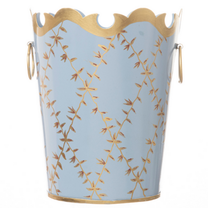 Periwinkle Trellis Ring Bucket - The Well Appointed House