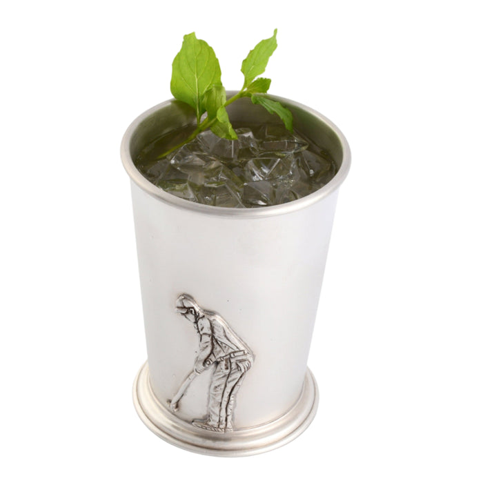 Pewter Golfer Mint Julip Cup - The Well Appointed House