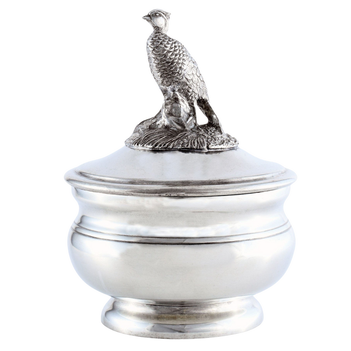 Pewter Pheasant Sauce Bowl - The Well Appointed House