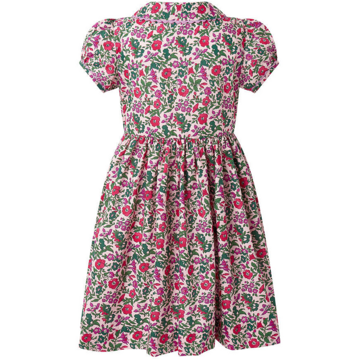 Pink Floral Button-Front Dress - The Well Appointed House
