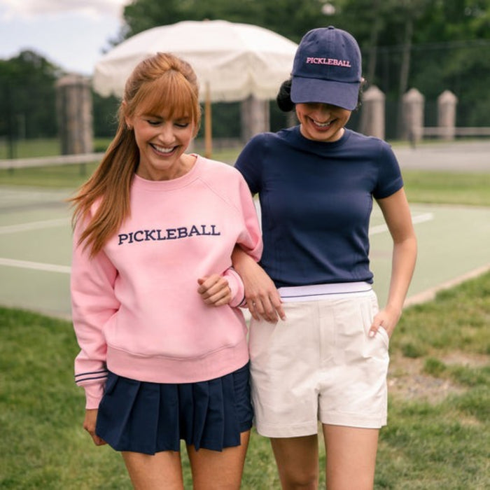 Pink Play All Sweatshirt "Pickleball" - The Well Appointed House