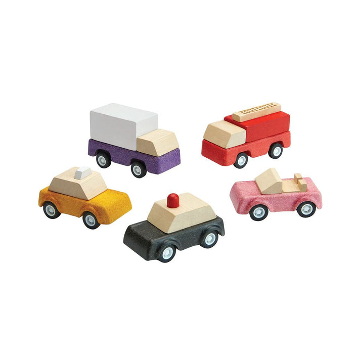 Planworld Vehicle Set Wooden Kids Toy - The Well Appointed House