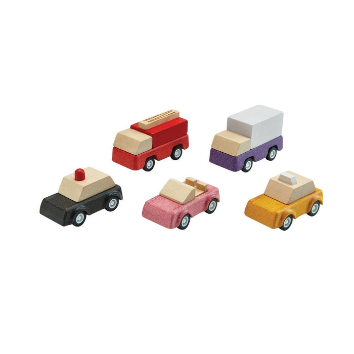 Planworld Vehicle Set Wooden Kids Toy - The Well Appointed House