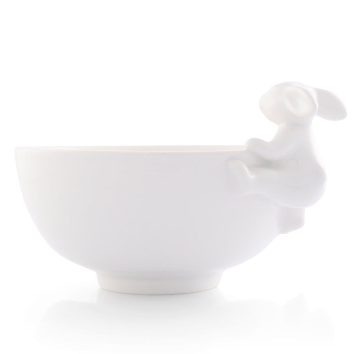 Porcelain Climbing Bunny Candy / Dip Bowl - The Well Appointed House