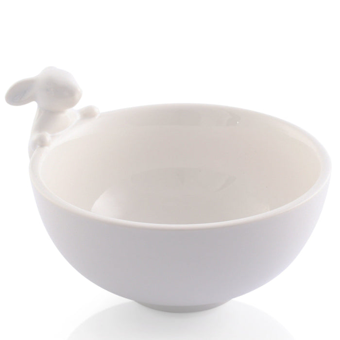 Porcelain Climbing Bunny Candy / Dip Bowl - The Well Appointed House