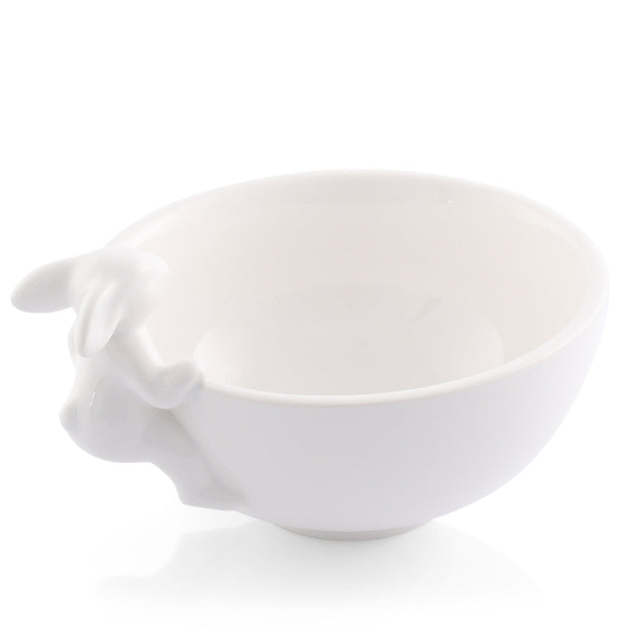 Porcelain Climbing Bunny Candy / Dip Bowl - The Well Appointed House