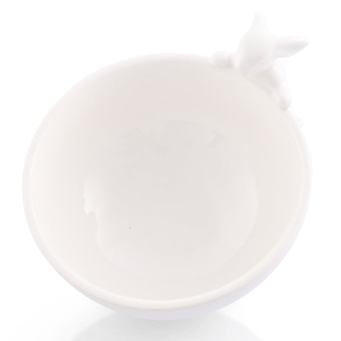 Porcelain Climbing Bunny Candy / Dip Bowl - The Well Appointed House