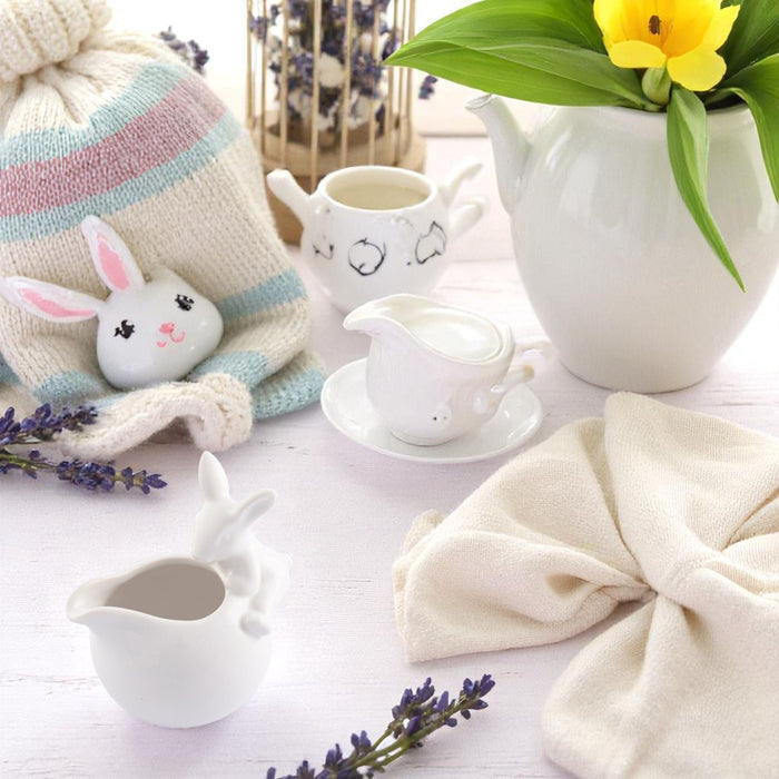 Porcelain Climbing Bunny Creamer - The Well Appointed House