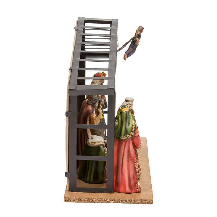 Porcelain Nativity Set With Stable, 10-Piece Set-The Well Appointed House