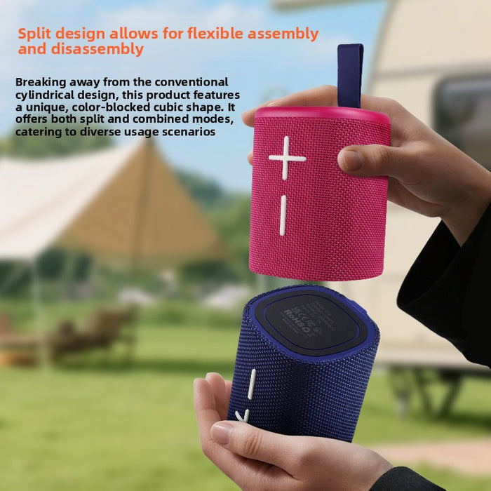 Portable Magnetic Bluetooth Speaker with Subwoofer