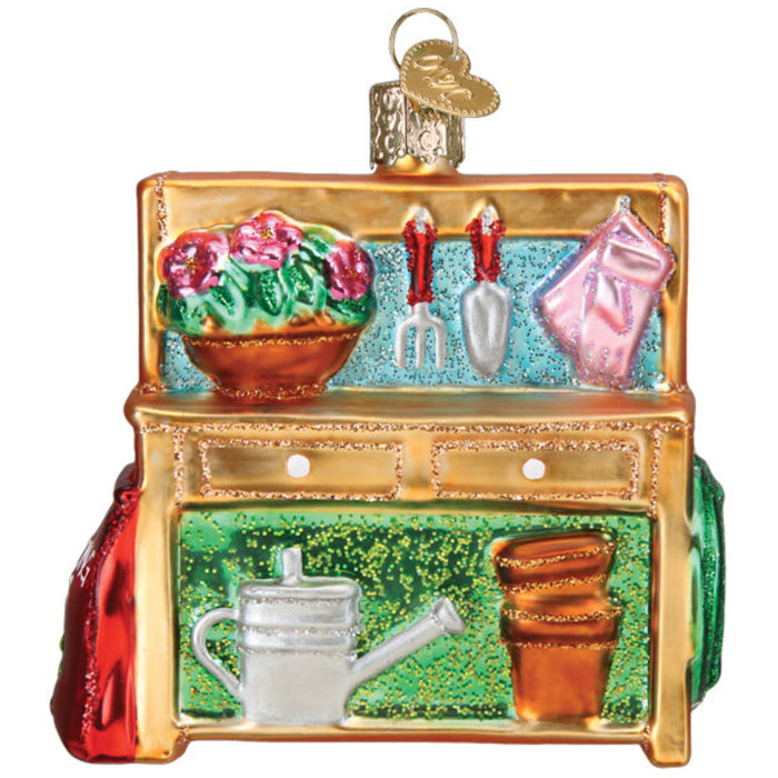 Potting Bench Ornament - The Well Appointed Hose
