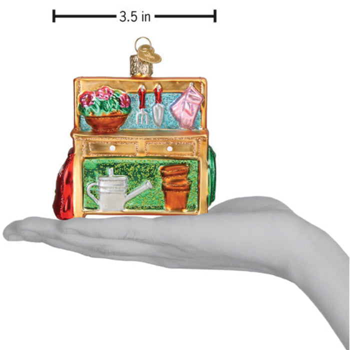 Potting Bench Ornament - The Well Appointed Hose