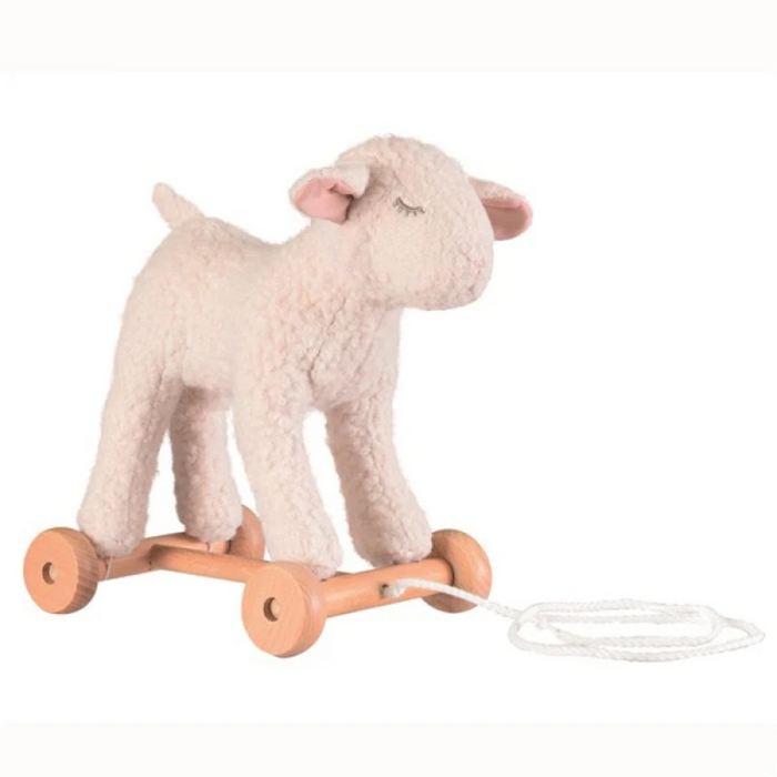 Pull-Along Plush Mary Lamb Chuldren's Toy - The Well Appointed House