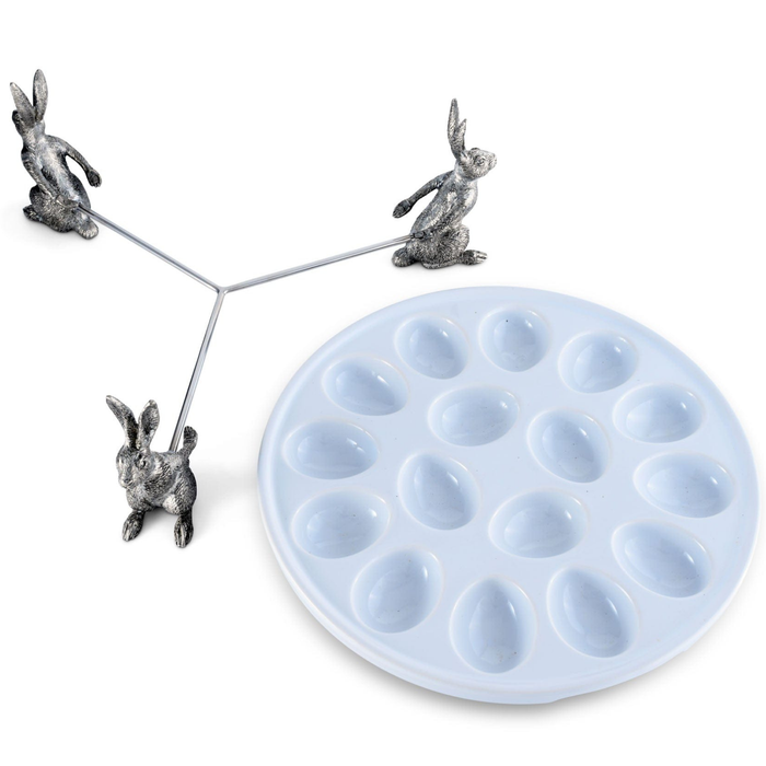Rabbit Deviled Egg Holder - The Well Appointed House