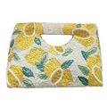 Raffia Lemons Beaded Bag - The Well Appointed House
