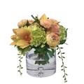 Ranunculus and Orchid Flower Arrangement - The Well Appointed House