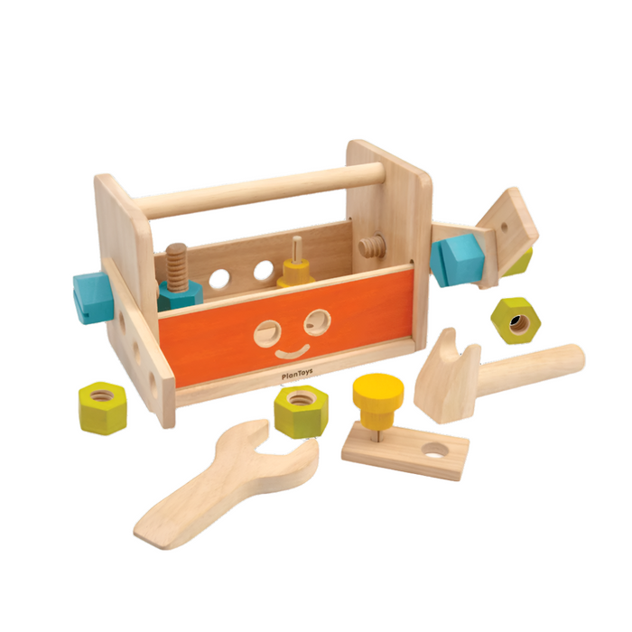 Robot Toolbox Wooden Kids Toy- The Well Appointed House