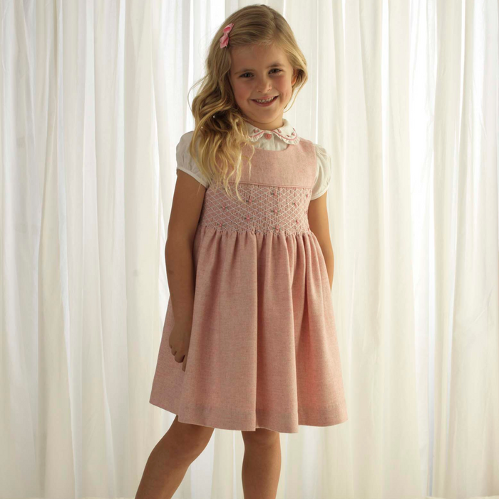 Rosebud Smocked Pinafore - The Well Appointed House