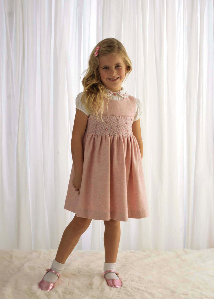 Rosebud Smocked Pinafore - The Well Appointed House