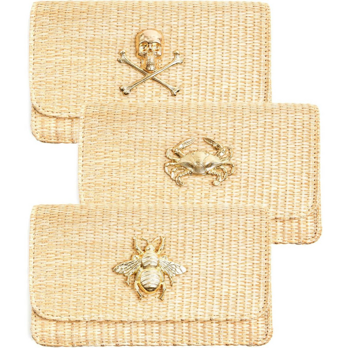 Ruby Straw Clutch - The Well Appointed House