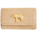 Ruby Straw Clutch - The Well Appointed House