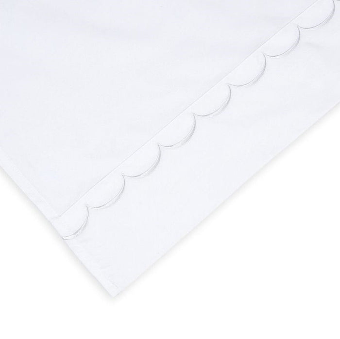 Scallop Embroidered Sheet Set - The Well Appointed House