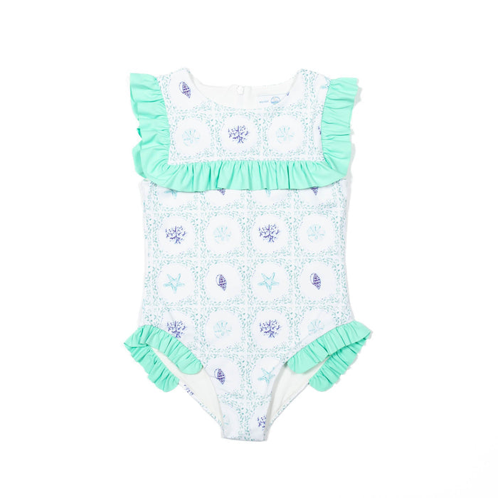 Scarlett Swim in Tropical Trellis - The Well Appointed House