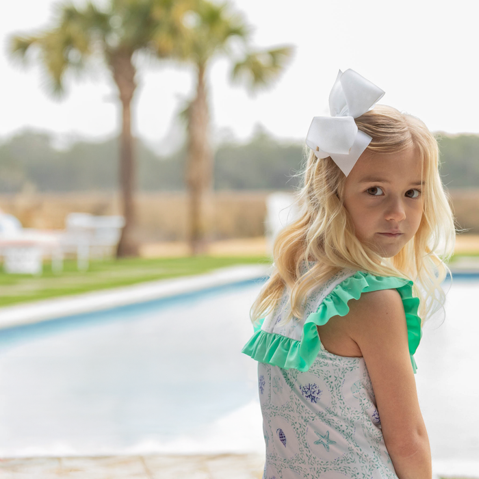 Scarlett Swim in Tropical Trellis - The Well Appointed House