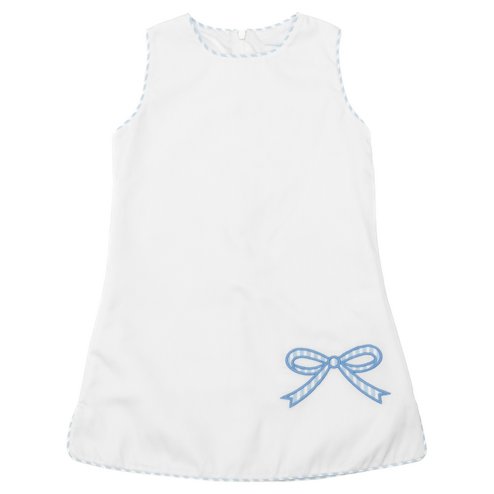 Schuyler Dress in Whitby White Pique - The Well Appointed House