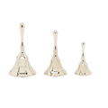Set of 3 Effie Polished Nickel Dinner Bells - The Well Appointed House