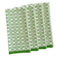 Set of Four Newport Garden Gate Dinner Napkins in Green - The Well Appointed House